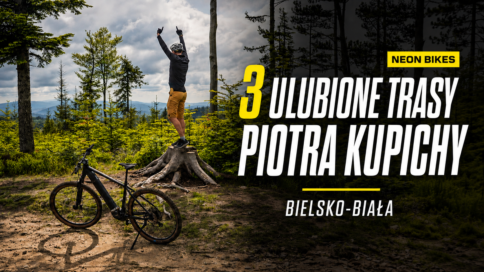 PIOTR KUPICHA NA MTB. TRZY ULUBIONE TRASY W BIELSKU-BIAŁEJ